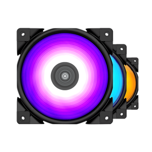 PCCOOLER HALO FRGB 120MM PWM FAN 3 in 1 KIT