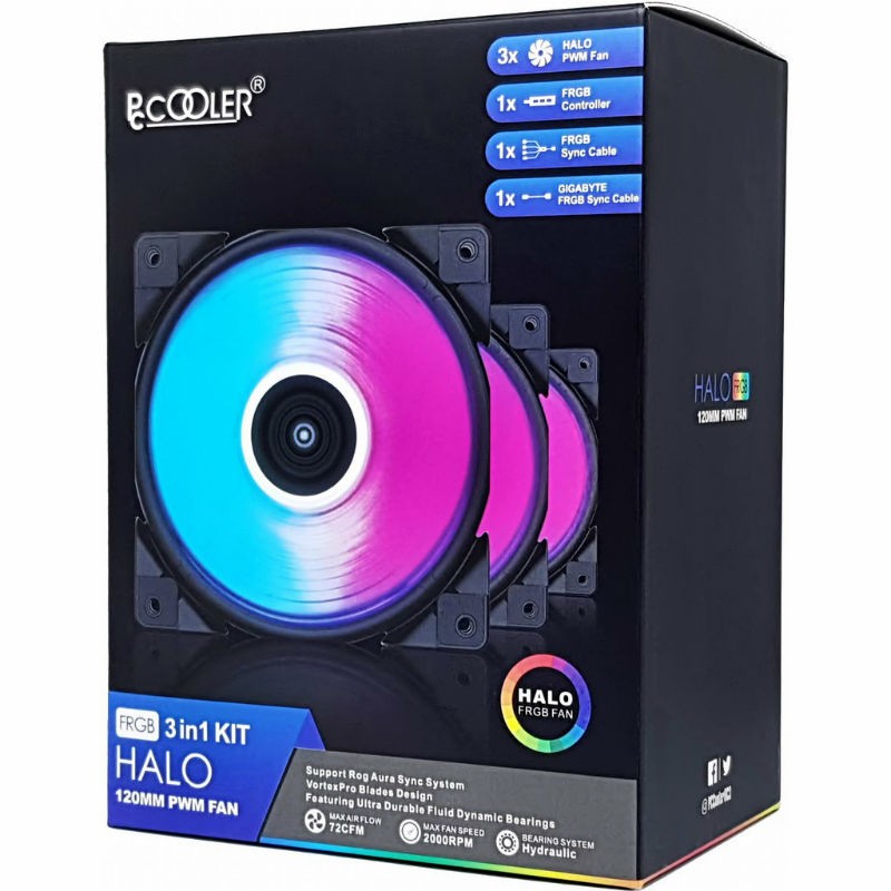 Pccooler-HALO-3-IN-1-FRGB-KIT-120mm-4Pin-PWM-Fans4